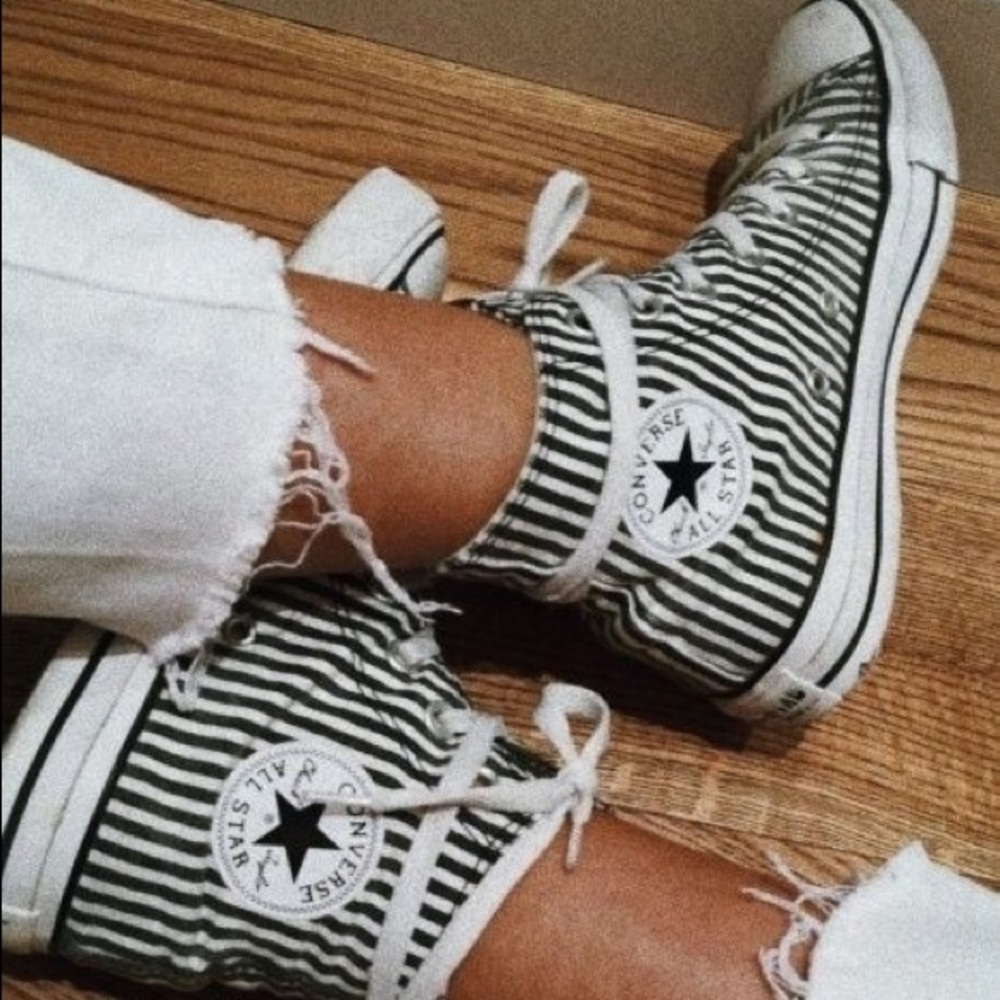 ☼ISO☼ STRIPED HIGHTOP CONVERSE